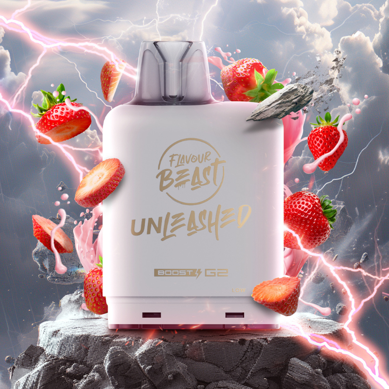 Level X G2 Boost Flavour Beast Pods - Cravin Strawberry Swirl, 25k Puffs - Pods - Mister Vapor