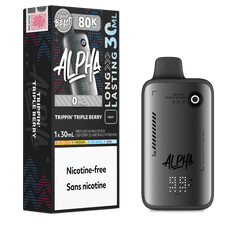 Flavour Beast Alpha 80K Disposable Vape Nicotine Free - Trippin' Triple Berry - DISPOSABLE - Mister Vapor