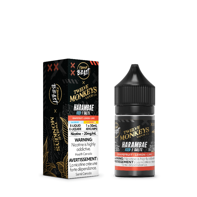Flavour Beast x Twelve Monkeys E-Liquid Harambae Iced Salt - E-Liquid - Mister Vapor