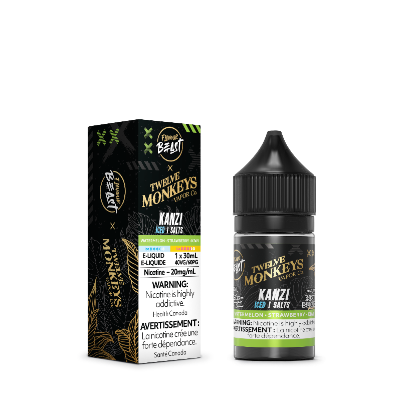Flavour Beast x Twelve Monkeys E-Liquid Kanzi Iced Salt
