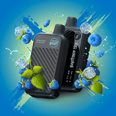 Beast Mode Max 18K Super S.Blue Razz Iced Disposable Vape - DISPOSABLE - Mister Vapor