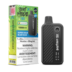 SELLING BEAST MODE MAX 18K SUPER BLUE RAZZ DISPOSABLE VAPE AT MISTER VAPOR CANADA