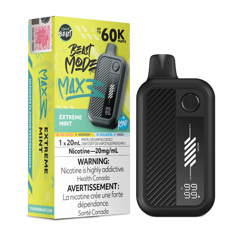 Flavour Beast - Beast Mode Max 3 60k Extreme Mint Iced Disposable Vape - DISPOSABLE - Mister Vapor