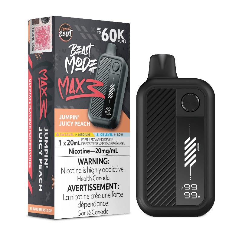 Flavour Beast - Beast Mode Max 3 60k Jumpin' Juicy Peach Disposable Vape - DISPOSABLE - Mister Vapor