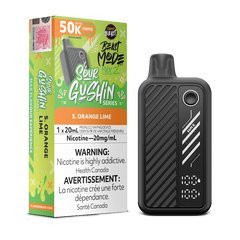 Beast Mode Max 2 50K Sour Gushin Series S. Orange Lime By Flavour Beast