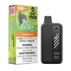 Beast Mode Max 2 50K Sour Gushin Series S. Orange Lime By Flavour Beast - DISPOSABLE - Mister Vapor