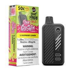 Beast Mode Max 2 50K Sour Gushin Series S. Raspberry Lemon By Flavour Beast