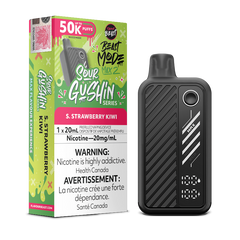 Beast Mode Max 2 50K Sour Gushin Series S. Strawberry Kiwi By Flavour Beast