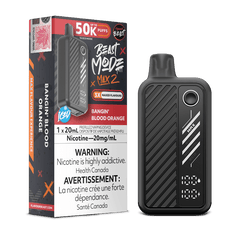 Beast Mode Max 2 50K Bangin' Blood Orange Iced By Flavour Beast - DISPOSABLE - Mister Vapor