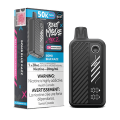 Beast Mode Max 2 50K Bomb Blue Razz By Flavour Beast - DISPOSABLE - Mister Vapor