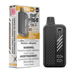 Beast Mode Max 2 50K Good Ol' Golden Tobacco By Flavour Beast - DISPOSABLE - Mister Vapor