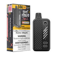 Beast Mode Max 2 50K Mad Mango Peach By Flavour Beast - DISPOSABLE - Mister Vapor