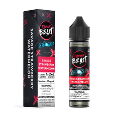 Flavour Beast E-Liquid Savage Strawberry Watermelon Iced Salt