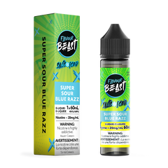 Taste the tangy burst of blue raspberry with an icy twist in Flavour Beast Super Sour Blue Razz Iced e-liquid. Refreshing, bold, and full of flavour!