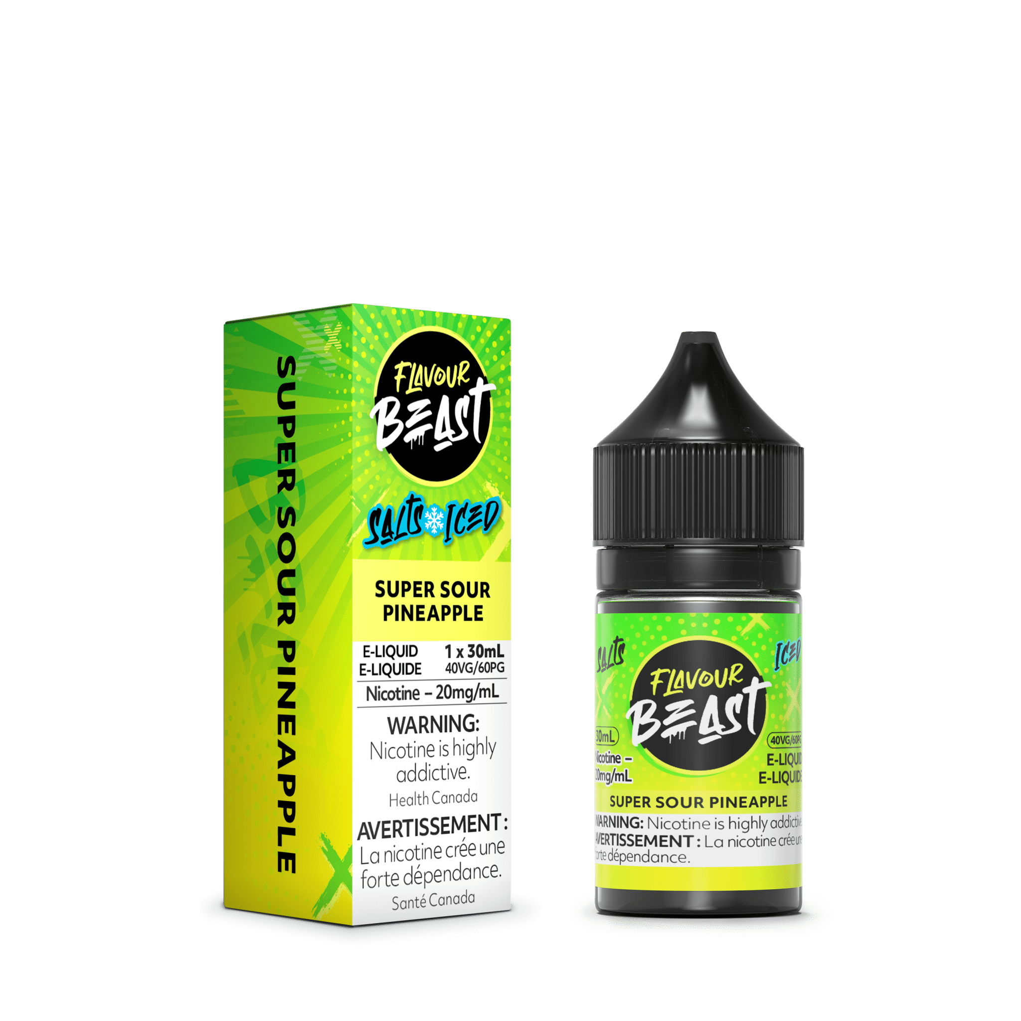 Flavour Beast E-Liquid Super S.Pineapple Iced Salt - E-Liquid - Mister Vapor