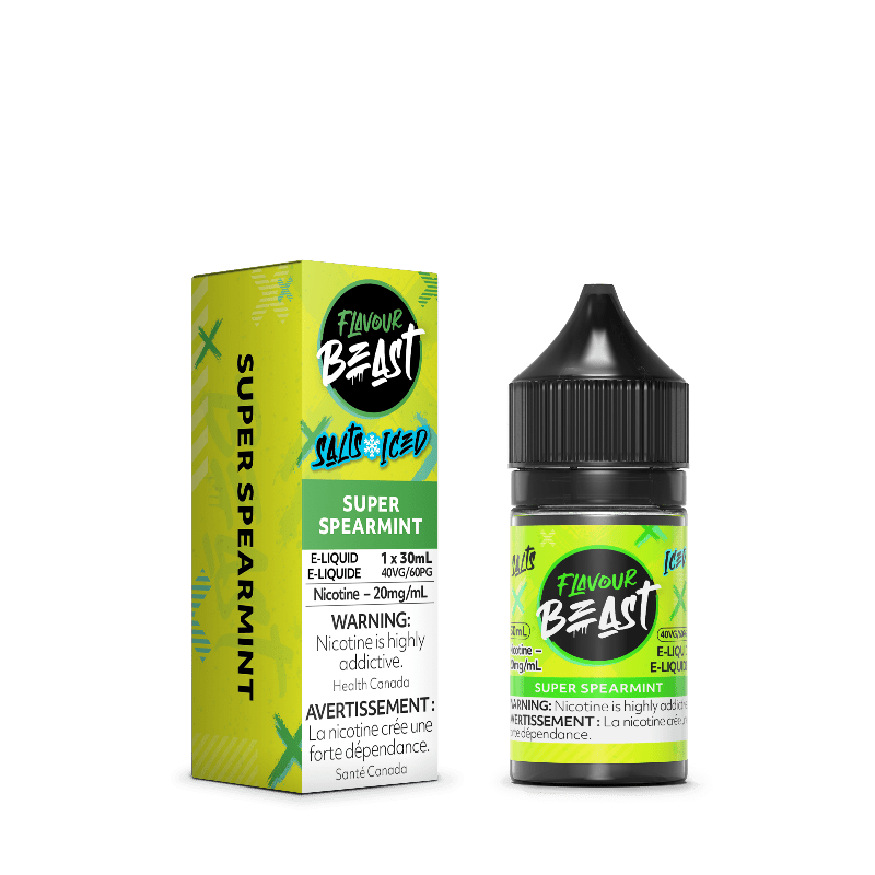 Flavour Beast E-Liquid Super Spearmint Iced Salt (30mL/60mL) - E-Liquid - Mister Vapor