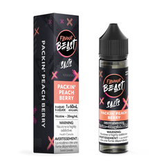 Flavour Beast E-Liquid Packin Peach Berry Salt (60mL)