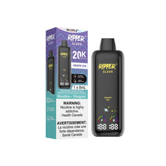 Ripper Sleek 10mg Disposable Vape - Grape Ice, 20k Puffs - DISPOSABLE - Mister Vapor