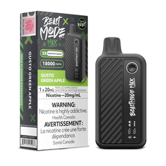 Beast Mode Max 18K Gusto Green Apple Disposable Vape - DISPOSABLE - Mister Vapor