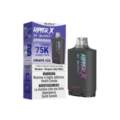 Ripper X 10mg Pods - Grape Ice, 75k Puffs - PODS - Mister Vapor