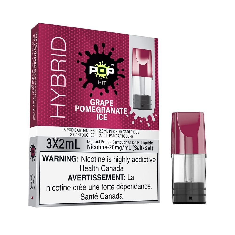 Pop Pods Grape Pomegranate Ice Hybrid 2% - Pods - Mister Vapor