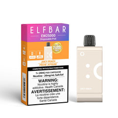 Elf Bar EW25K Juicy Peach Disposable Pod (25000 Puffs) - PODS - Mister Vapor