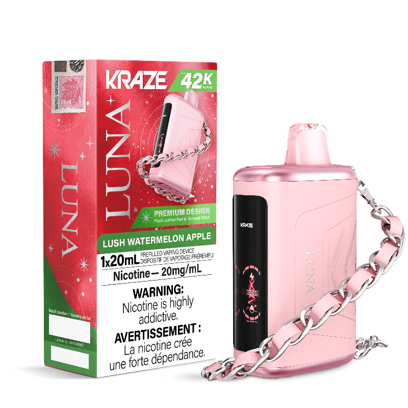 Kraze Luna 42K Lush Watermelon Apple Disposable Vape