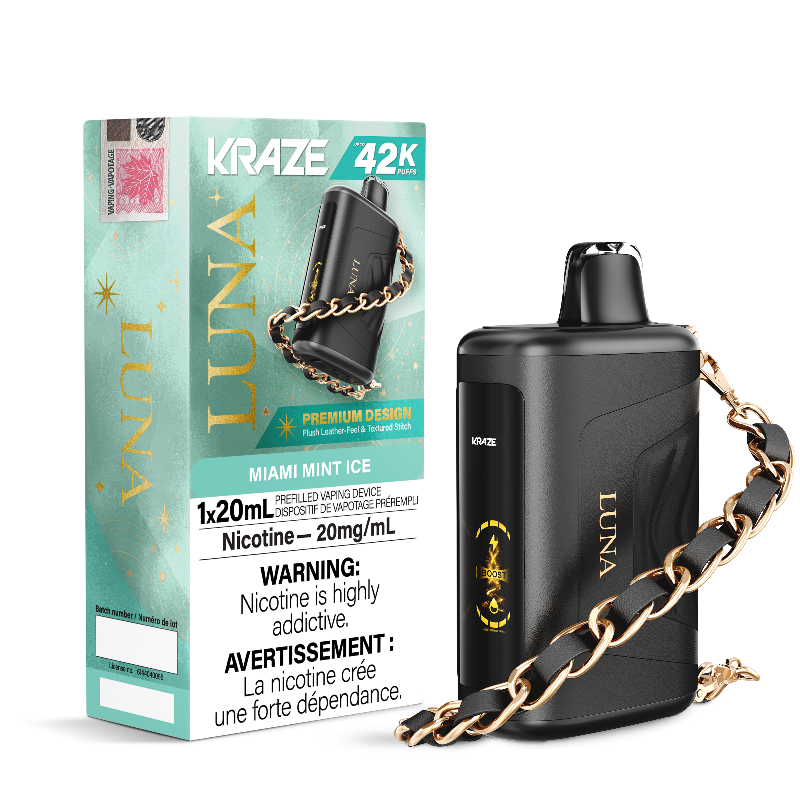 Kraze Luna 42K Miami Mint Ice Disposable Vape