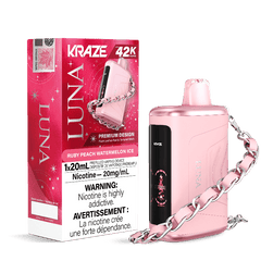 Kraze Luna 42K Ruby Peach Watermelon Ice Disposable Vape - DISPOSABLE - Mister Vapor