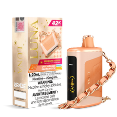 Kraze Luna 42K Opal Orange Razz Lime Ice Disposable Vape