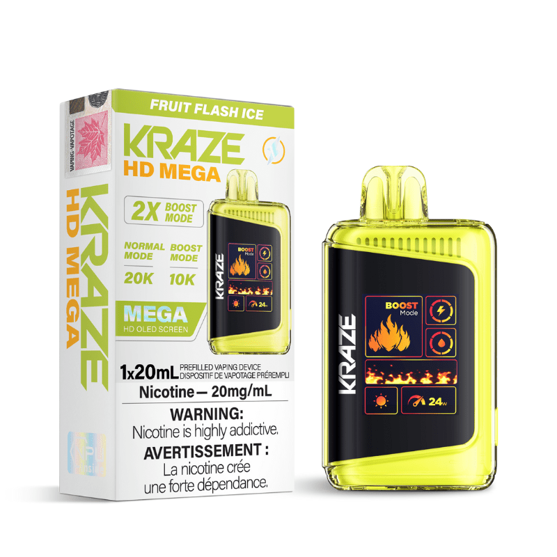 Kraze HD Mega Fruit Flash Ice (20K Puffs) Disposable Vape - DISPOSABLE - Mister Vapor
