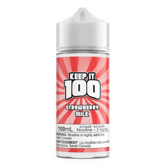 Keep It 100 Strawberry Milk - E-Liquid - Mister Vapor