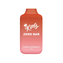 King Zero Bar Frozen Watermelon Nicotine Free Disposable Vape 6000 Puffs