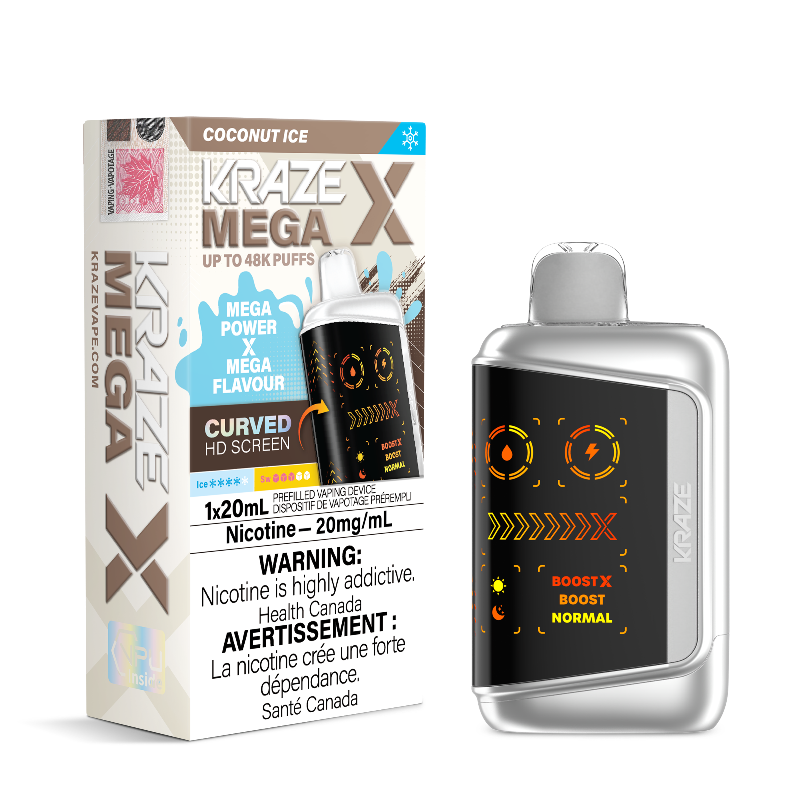 Kraze Mega X 48K - Coconut Ice Disposable Vape