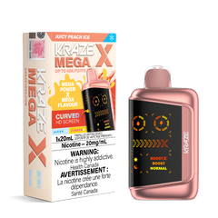 Kraze Mega X 48K - Juicy Peach Ice Disposable Vape