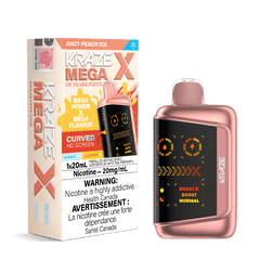 Kraze Mega X 48K - Juicy Peach Ice Disposable Vape - DISPOSABLE - Mister Vapor