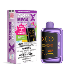 Kraze Mega X 48K - Tangy Aloe Grape Disposable Vape - DISPOSABLE - Mister Vapor