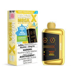 Kraze Mega X 48K - Tangy Pineapple Ice Disposable Vape - DISPOSABLE - Mister Vapor