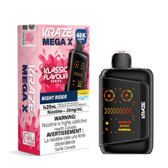 Kraze Mega X 48K - Night Rider Disposable Vape - DISPOSABLE - Mister Vapor