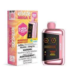 Kraze Mega X 48K - Norwegian Berry G Ice Disposable Vape - DISPOSABLE - Mister Vapor