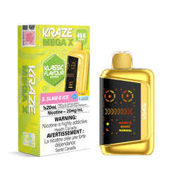 Kraze Mega X 48K - S. Slam G Ice Disposable Vape - DISPOSABLE - Mister Vapor