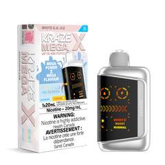 Kraze Mega X 48K - White G.B Ice Disposable Vape