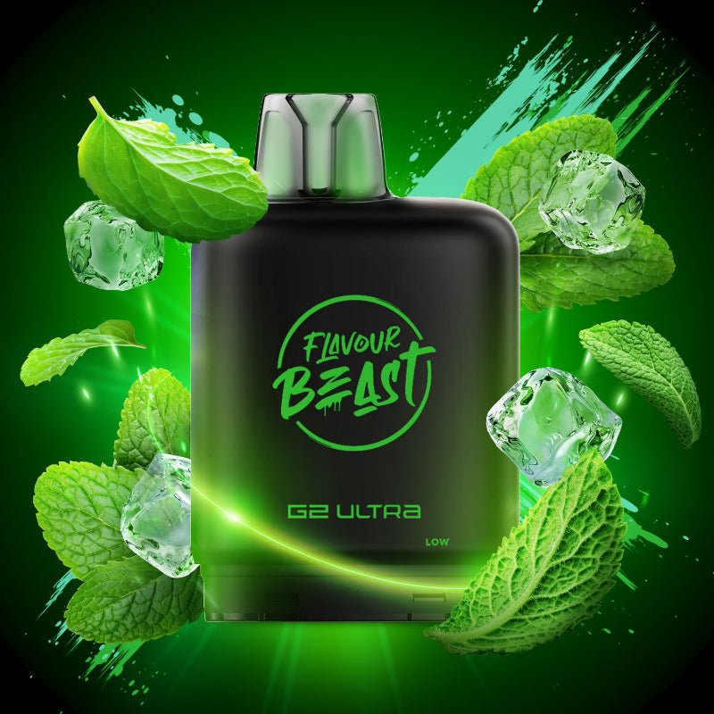 Level X G2 Ultra Flavour Beast Pods - Super Spearmint Ice, 50k Puffs - PODS - Mister Vapor