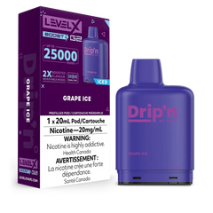 Level X G2 Boost Drip'n Pods - Grape Ice, 25k Puffs - PODS - Mister Vapor