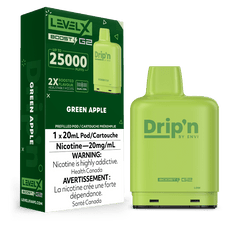 Level X G2 Boost Drip'n Pods - Green Apple, 25k Puffs - PODS - Mister Vapor