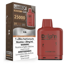 Level X G2 Boost Drip'n Pods - R.B, 25k Puffs - PODS - Mister Vapor