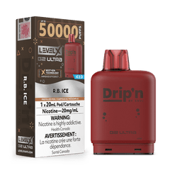 Level X G2 Ultra Drip'n Pods - R.B Ice, 50K Puffs - PODS - Mister Vapor
