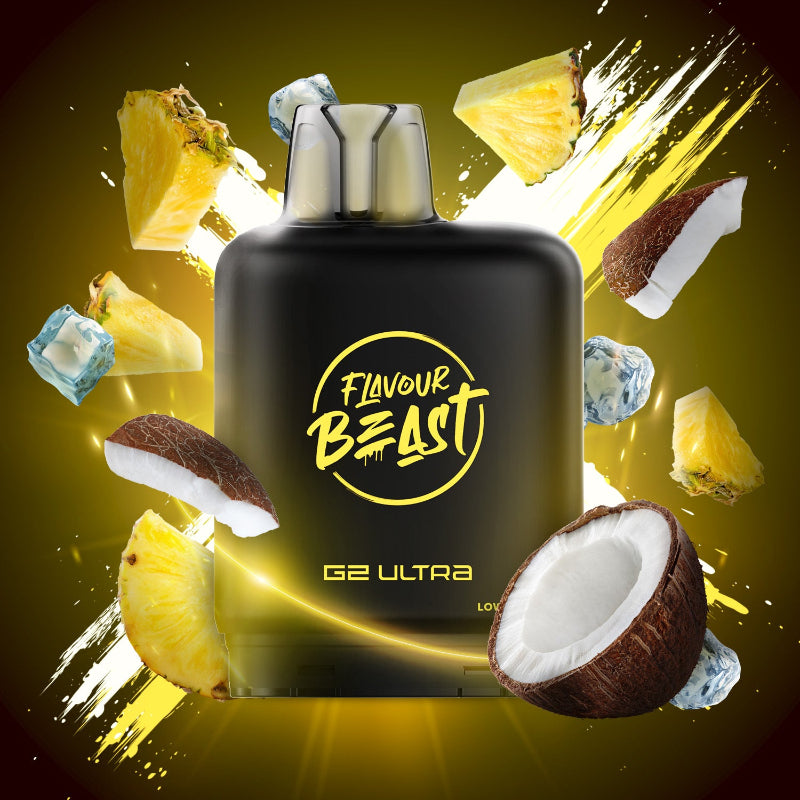 Level X G2 Ultra Flavour Beast Pods - Pineapple Coconut Ice , 50K Puffs