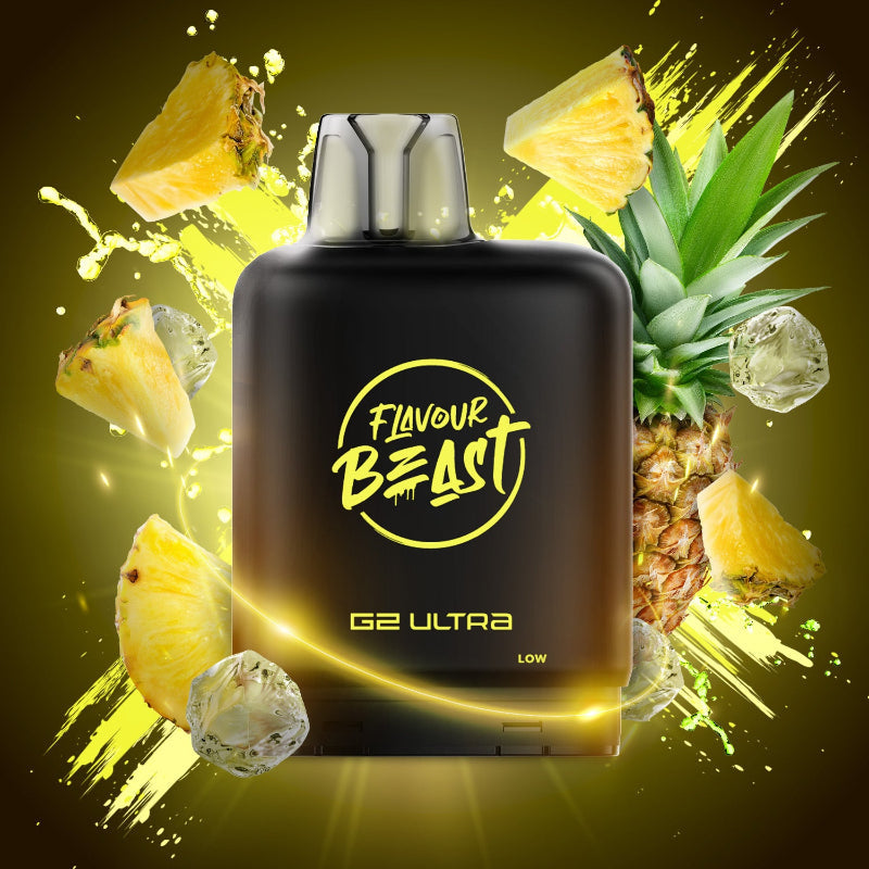 Level X G2 Ultra Flavour Beast Pods - Super Sour Pineapple Iced, 50K Puffs