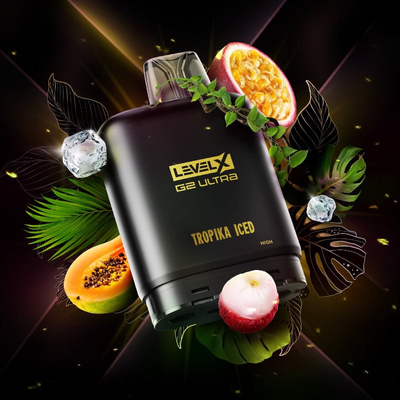 Level X G2 Ultra Flavour Beast X Twelve Monkeys Pods - Tropika Iced, 50K Puffs - PODS - Mister Vapor